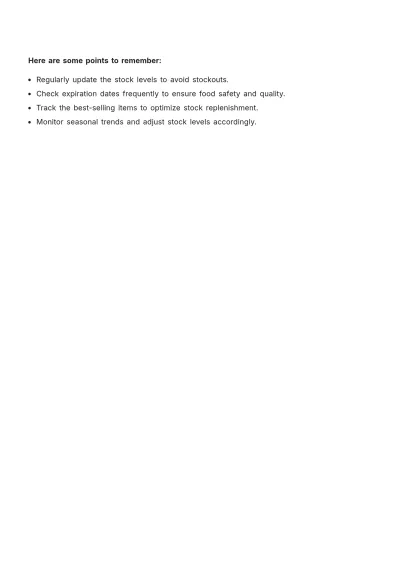 Free Grocery Store Stock Tracker Format Template to Edit Online