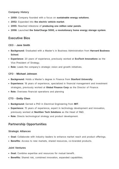 Free Company Press Kit Template to Edit Online