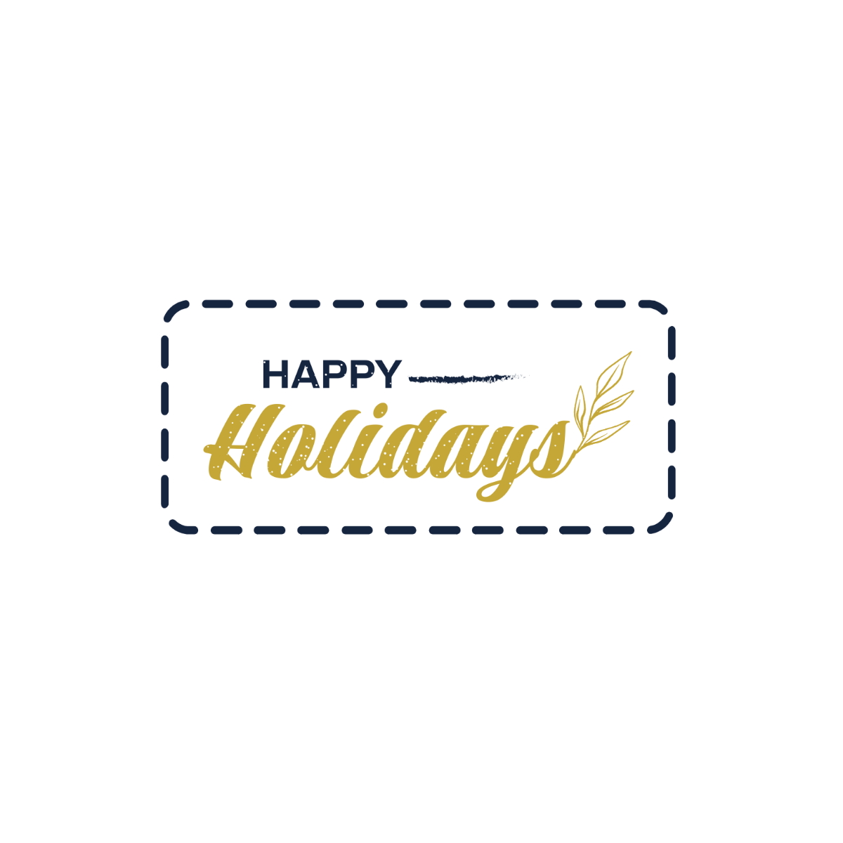 Happy Holidays Text - Edit Online | Template.net