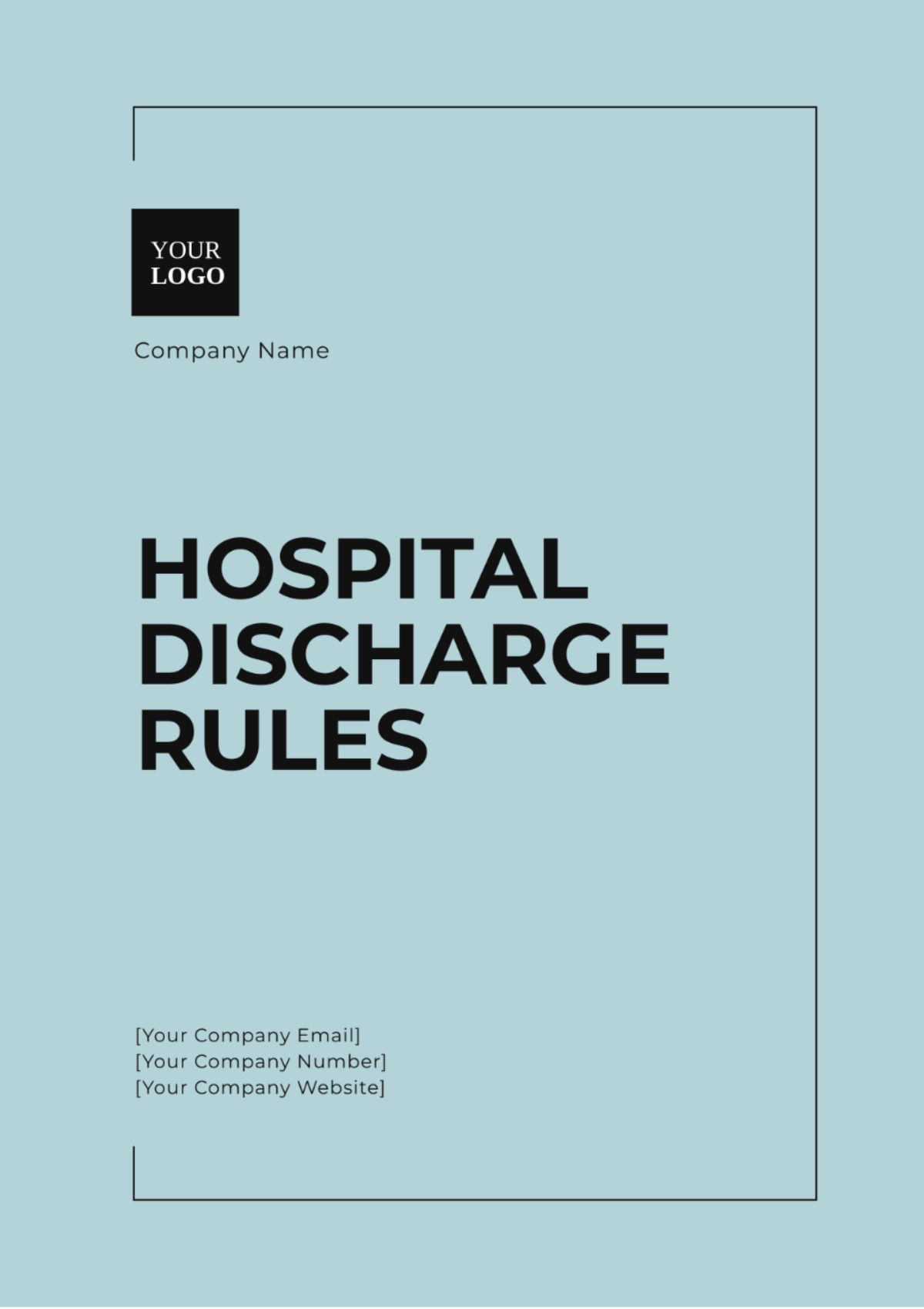 Hospital Discharge Rules Template - Edit Online & Download