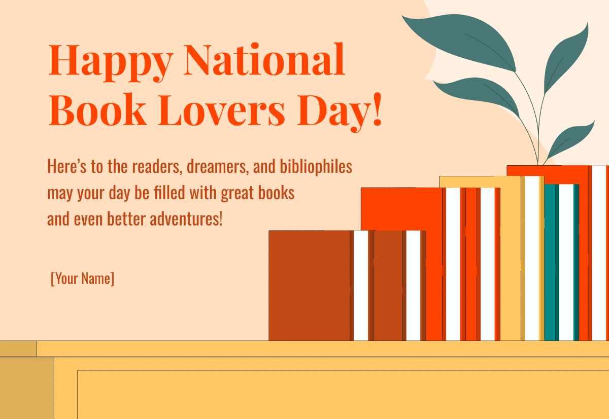 Happy National Book Lovers Day