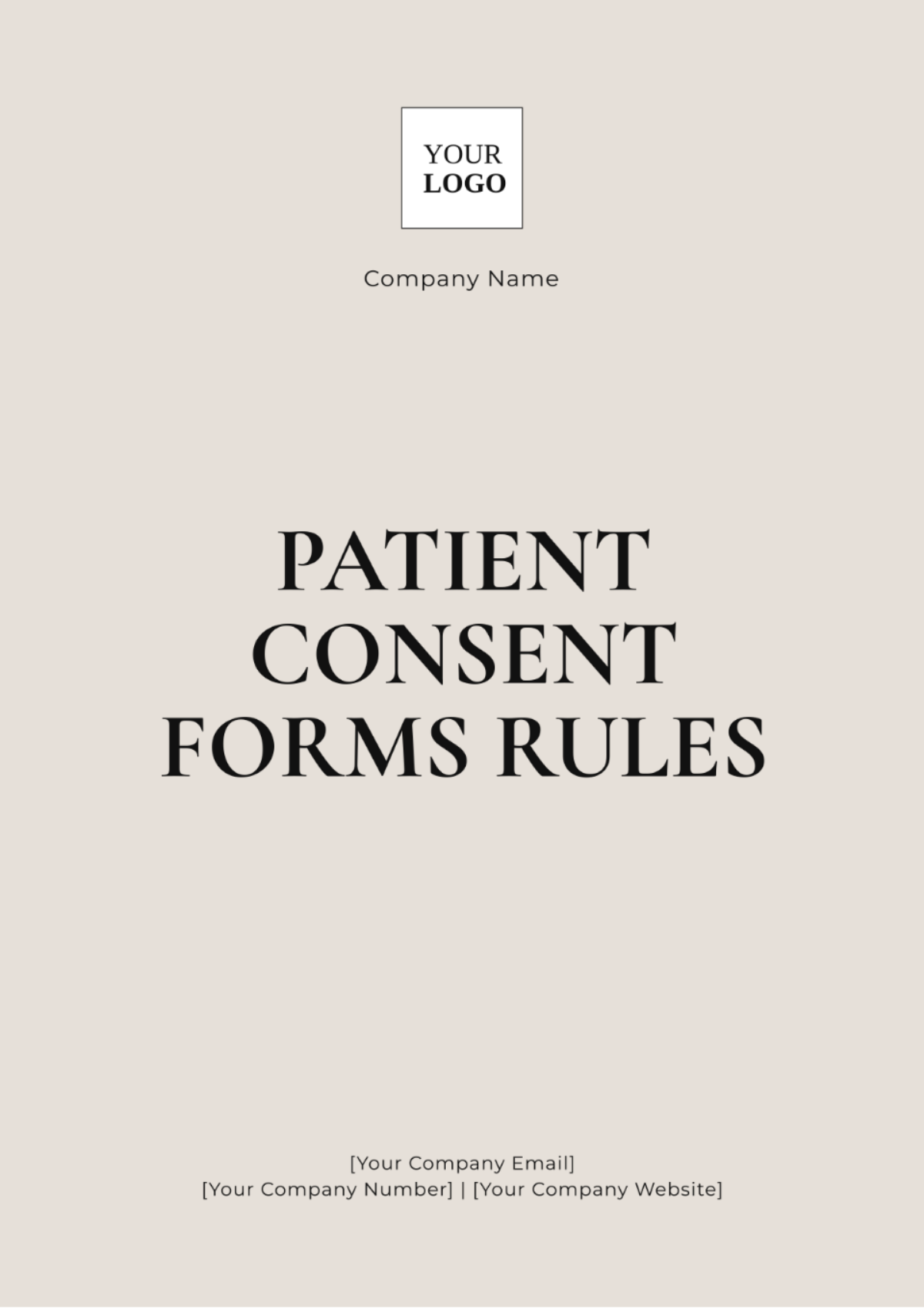 Free Patient Consent Forms Rules Template - Edit Online & Download ...