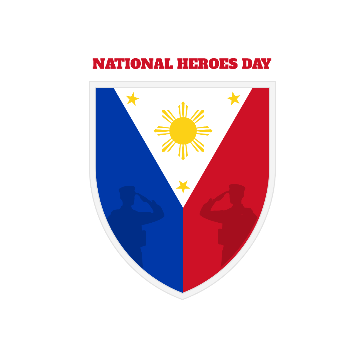 National Heroes Day Sticker