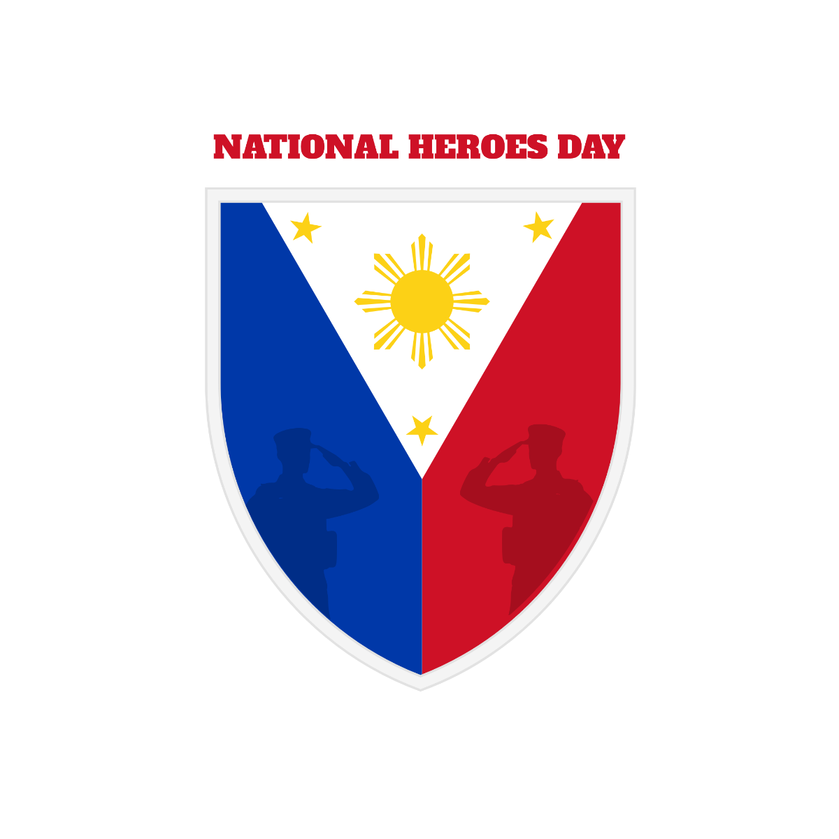 National Heroes Day Sticker Template - Edit Online & Download