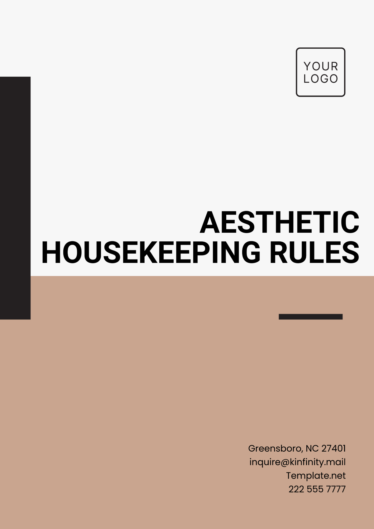 Aesthetic Housekeeping Rules Template - Edit Online & Download