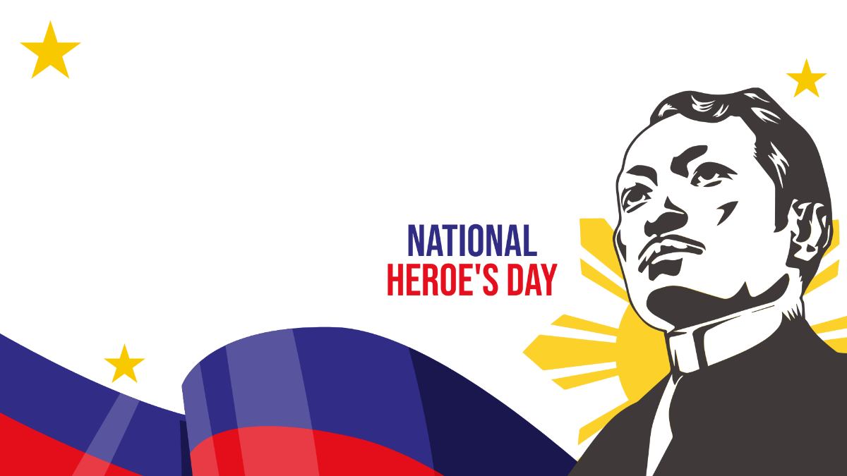 National Heroes Day Holiday Background Template - Edit Online & Download