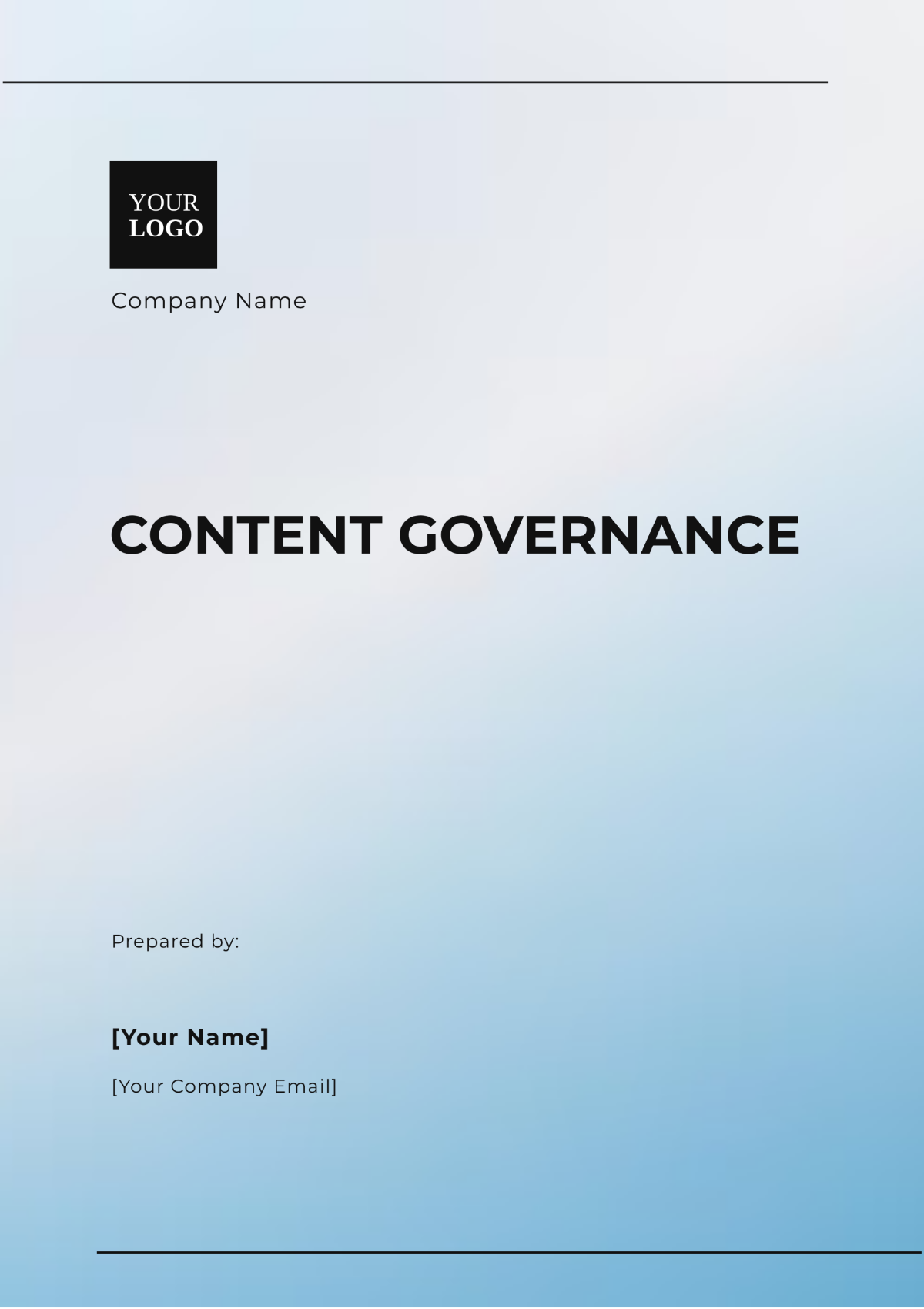 Content Governance Template - Edit Online & Download