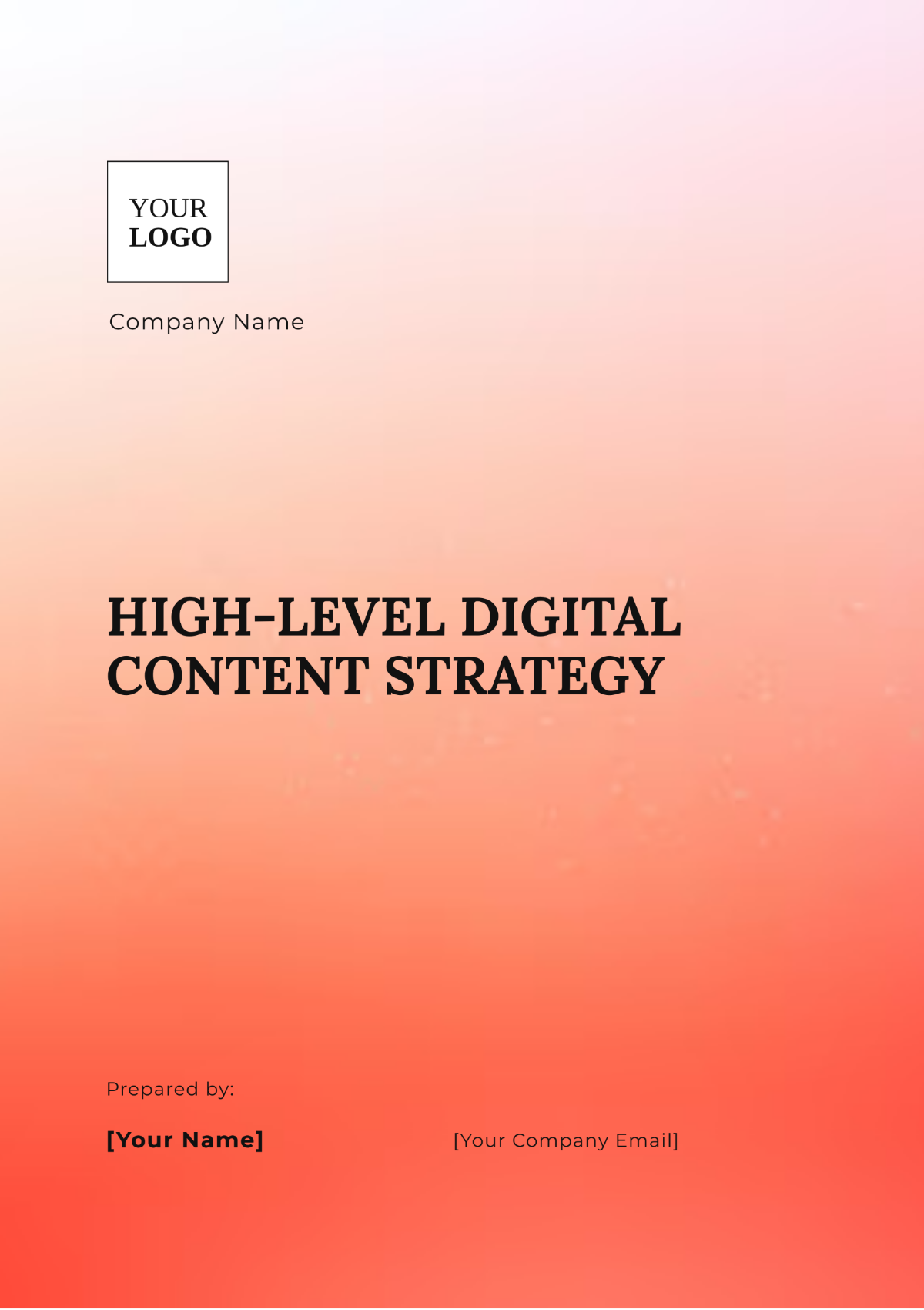 FREE Strategy Templates Examples Edit Online Download Template