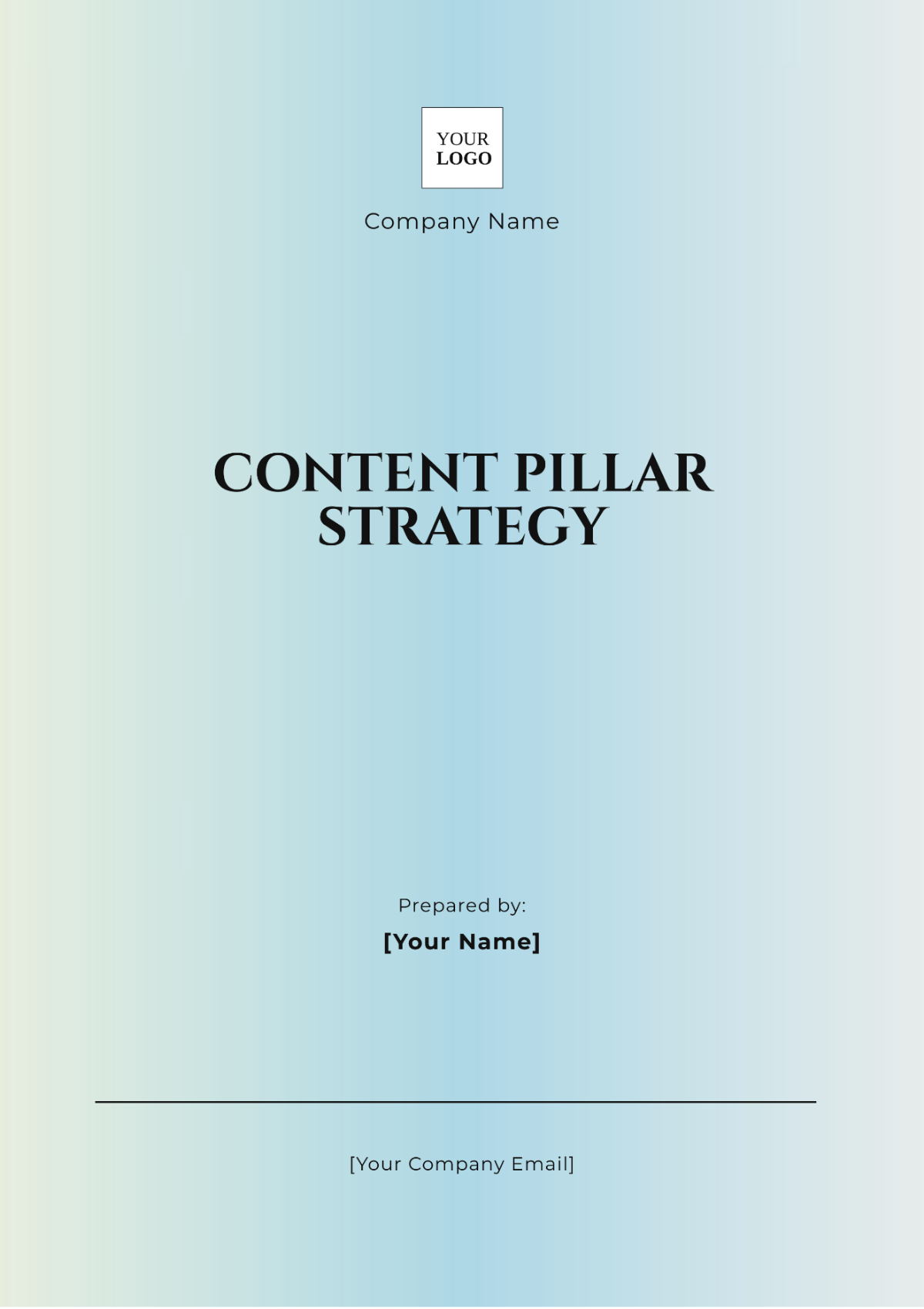 Content Pillar Strategy Template - Edit Online & Download