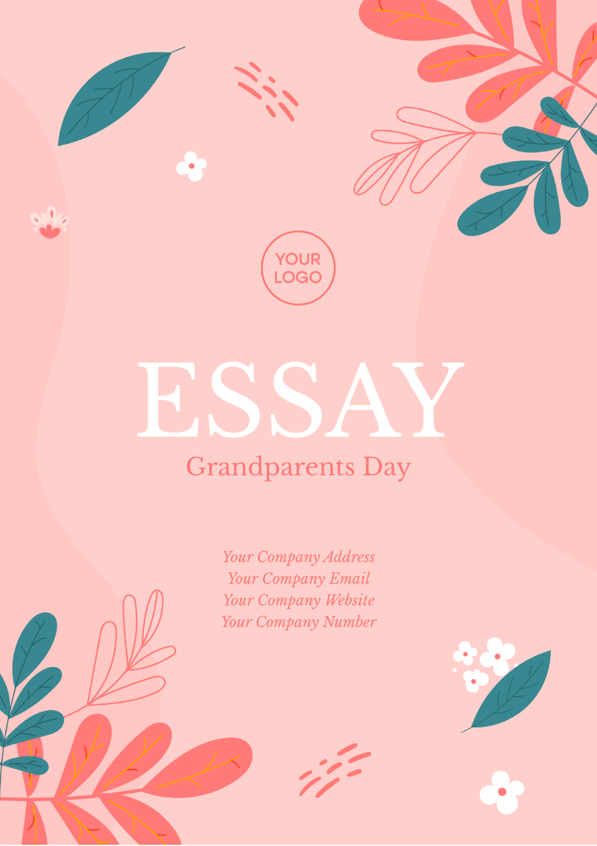 Grandparents Day Essay Template - Edit Online & Download