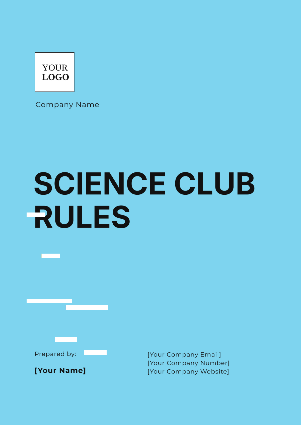 Science Club Rules Template - Edit Online & Download