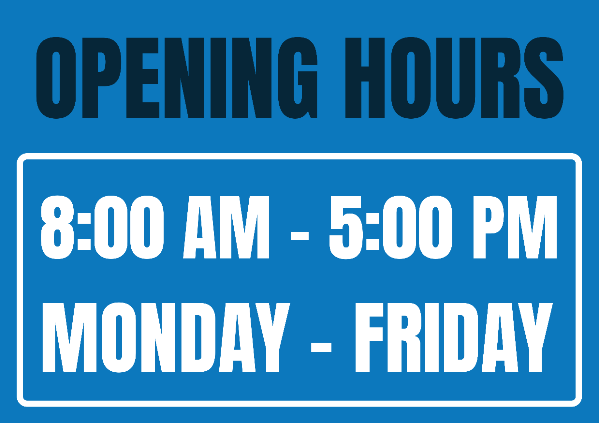 School Business Hours Signage Template - Edit Online & Download