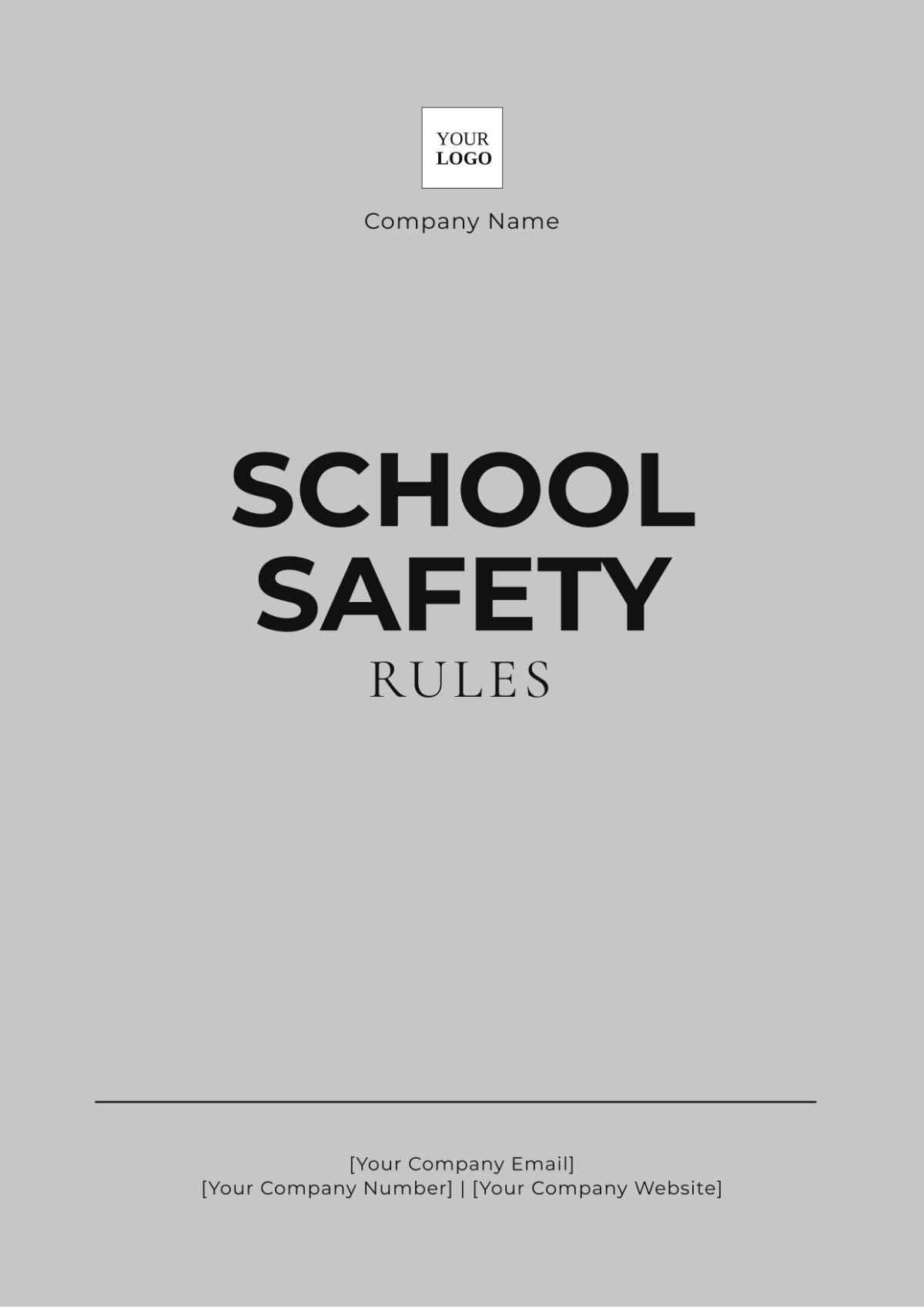 School Safety Rules Template - Edit Online & Download