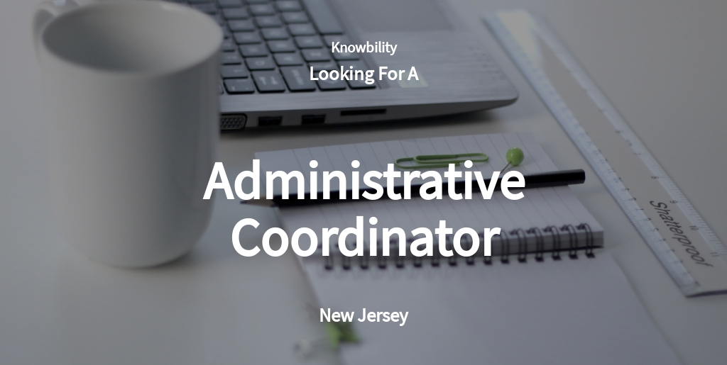 Free Administrative Coordinator Job Ad/Description Template.jpe