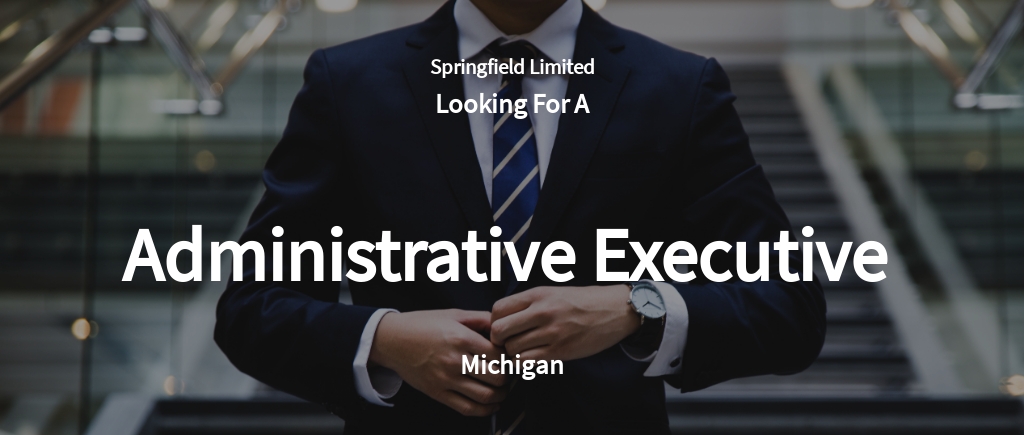 Free Administrative Executive Job Ad/Description Template.jpe
