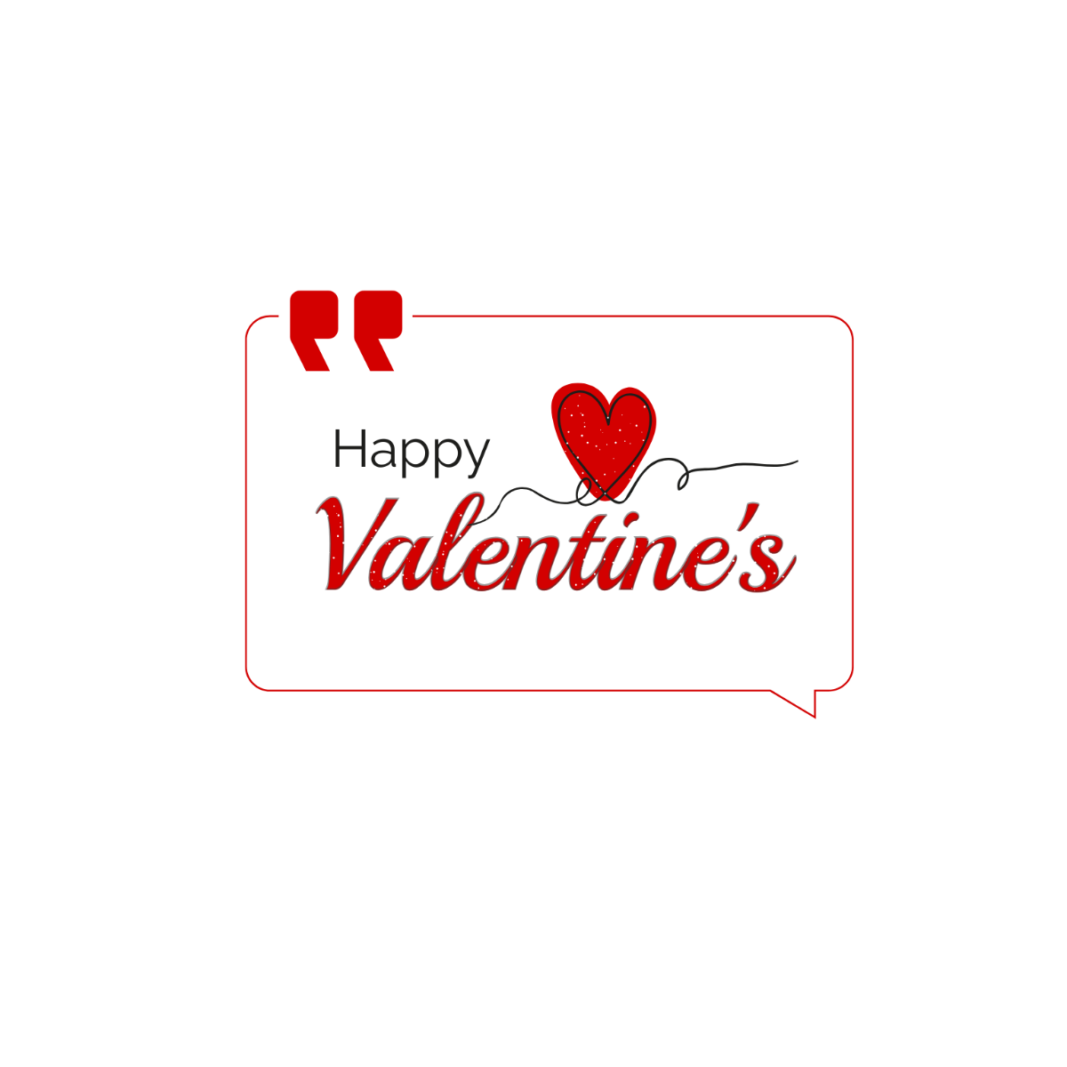 Happy Valentines Quote - Edit Online | Template.net