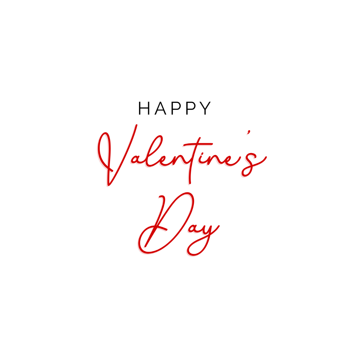 Aesthetic Happy Valentines Text- Edit Online | Template.net