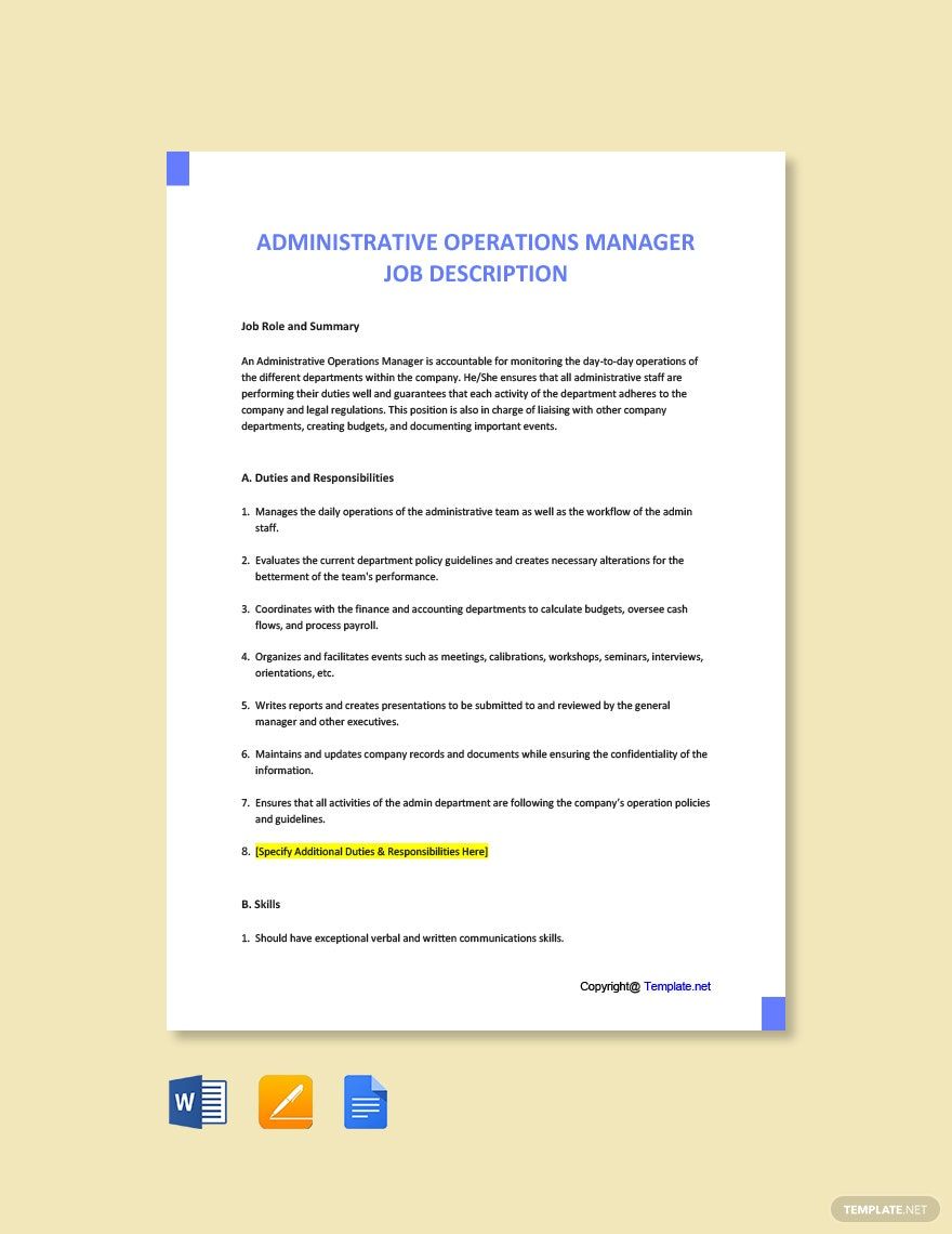 administrative-operations-manager-job-ad-description-template-download-in-word-google-docs