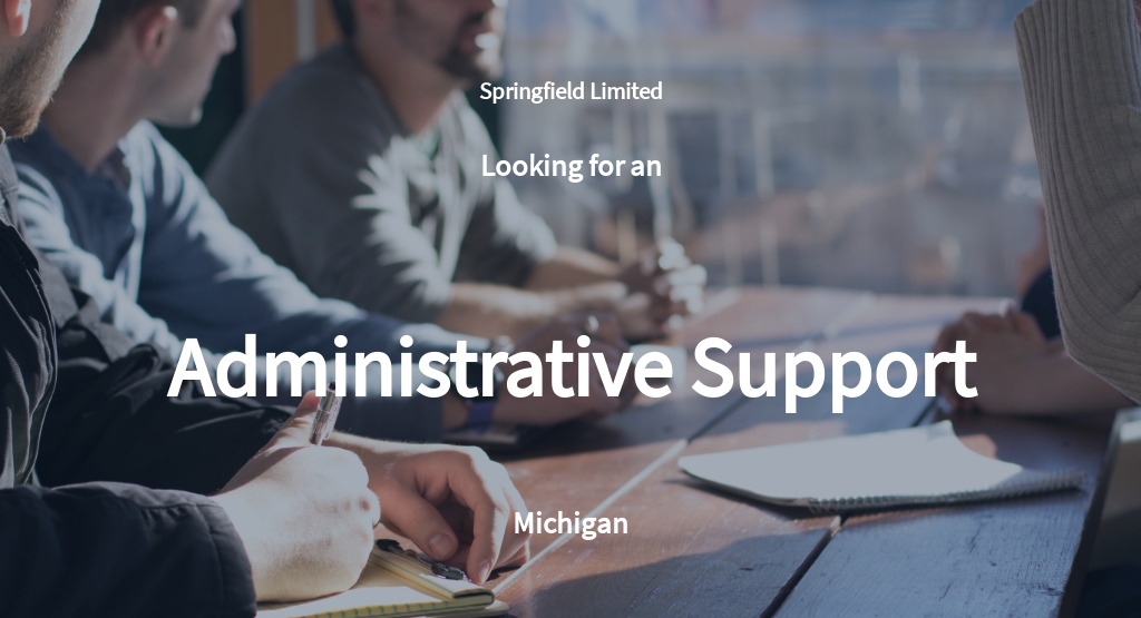Free Administrative Support Job Description Template.jpe