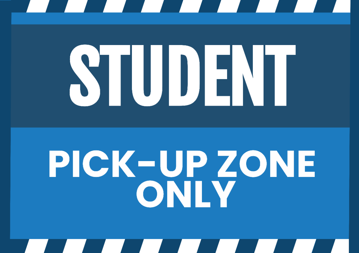 School Pick-up Zone Sign