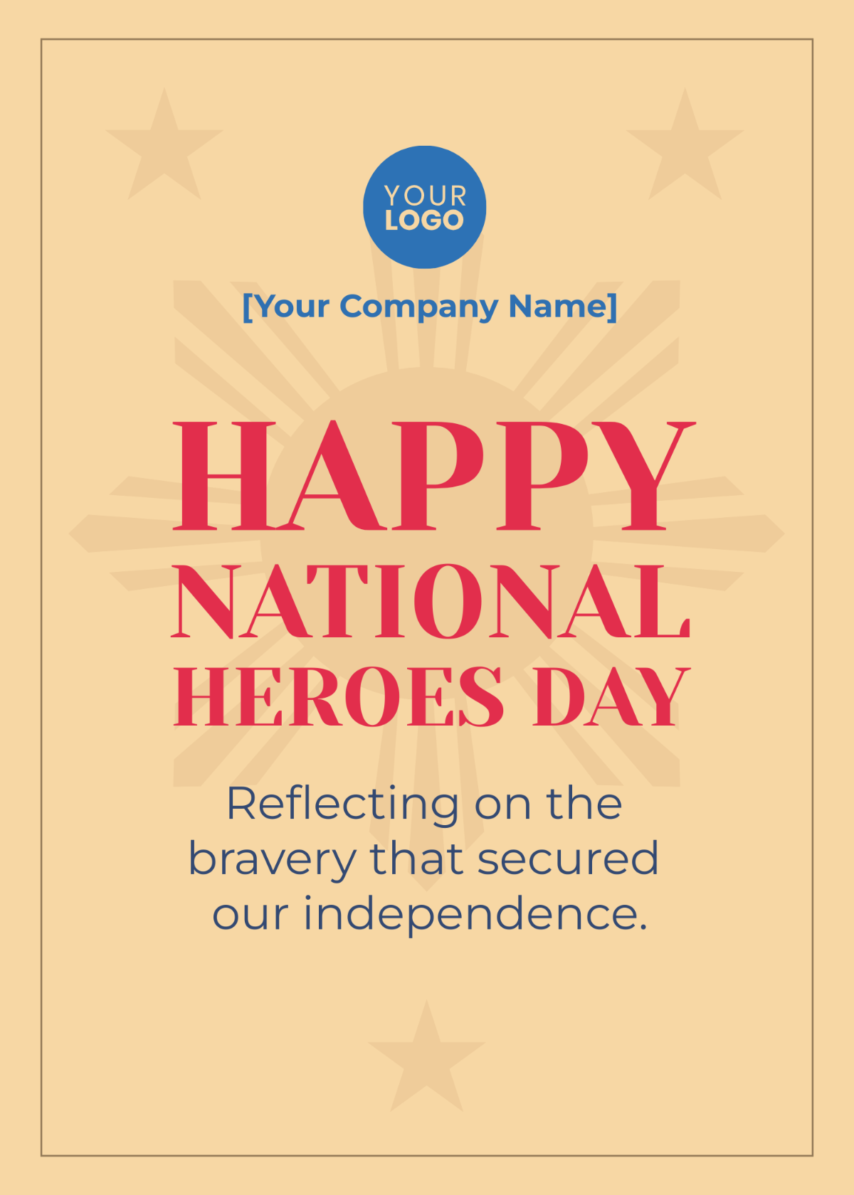 National Heroes Day Greetings