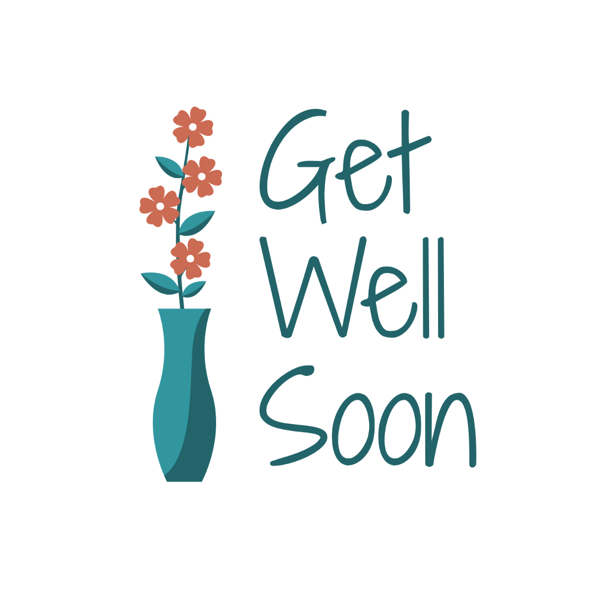 Healing Get Well Soon Text