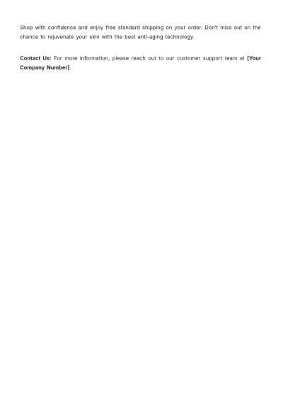 Free Cosmetics Product Description Template to Edit Online