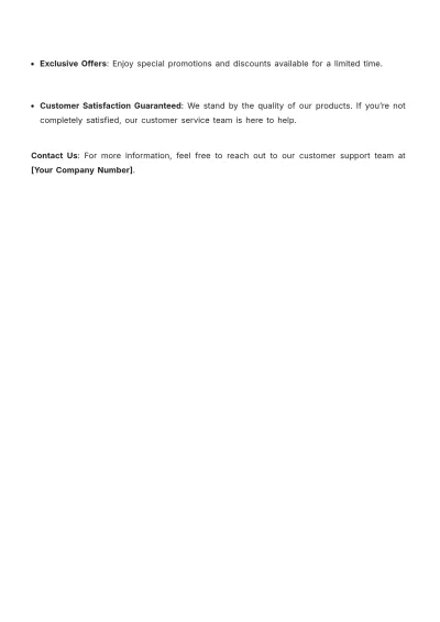 Free Beauty Product Description Template to Edit Online
