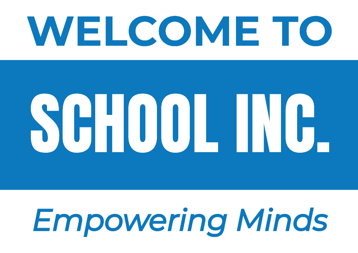 School Welcome Signage