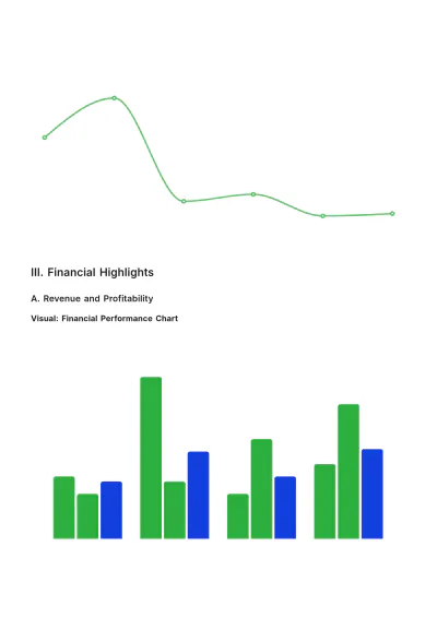 Free Visual Business Review Template to Edit Online