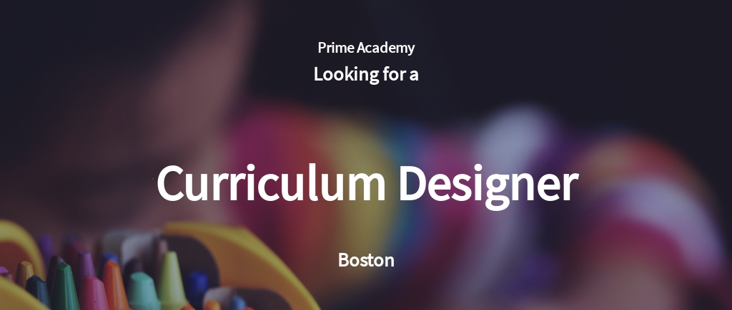 Free Curriculum Designer Job Ad/Description Template.jpe