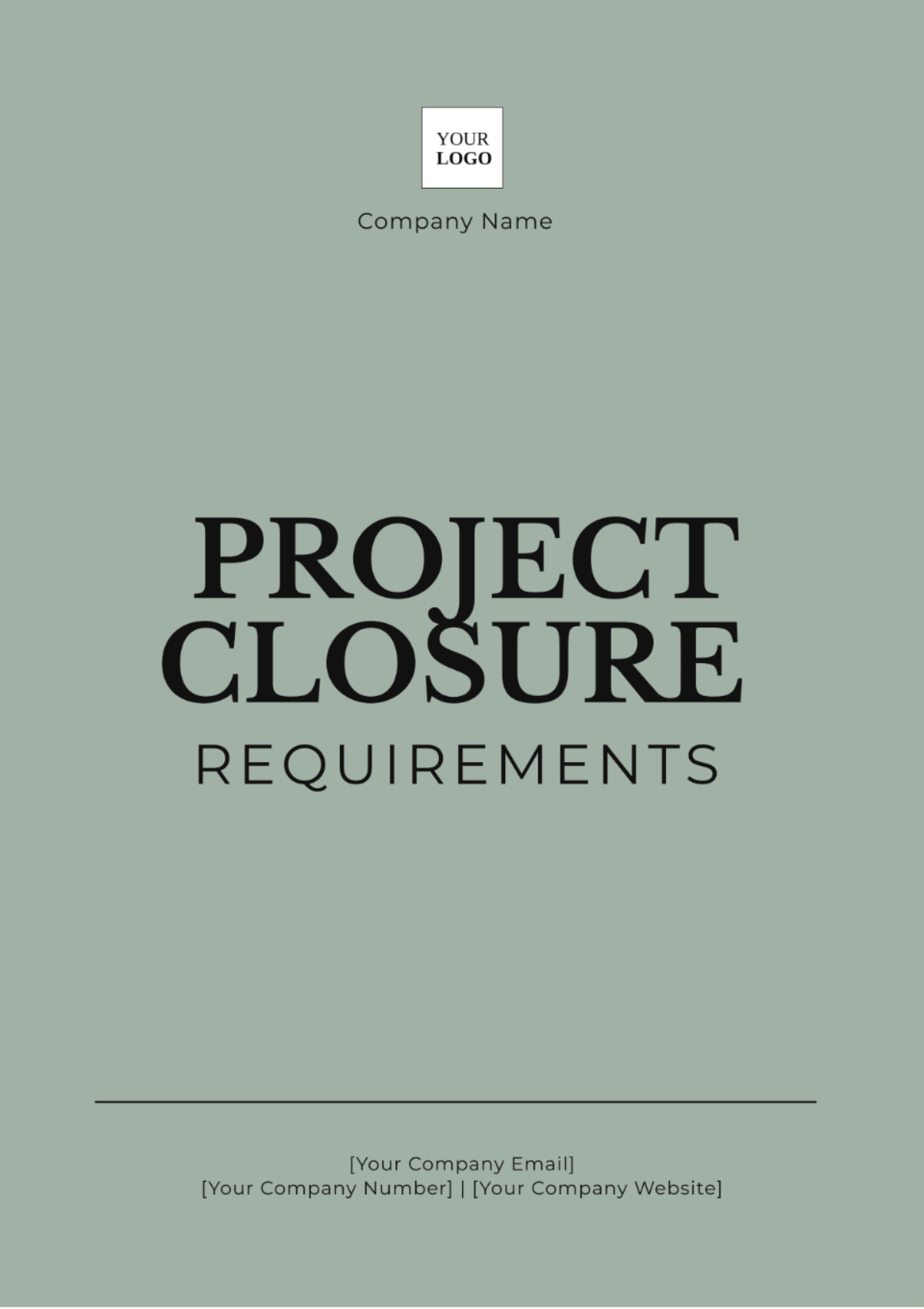 Project Closure Requirements Template - Edit Online & Download