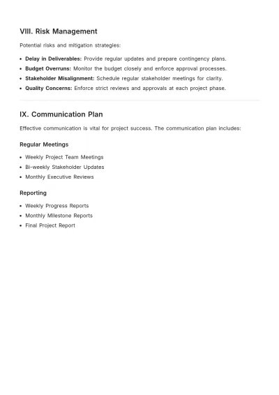 Free Branding Project Specification Template to Edit Online
