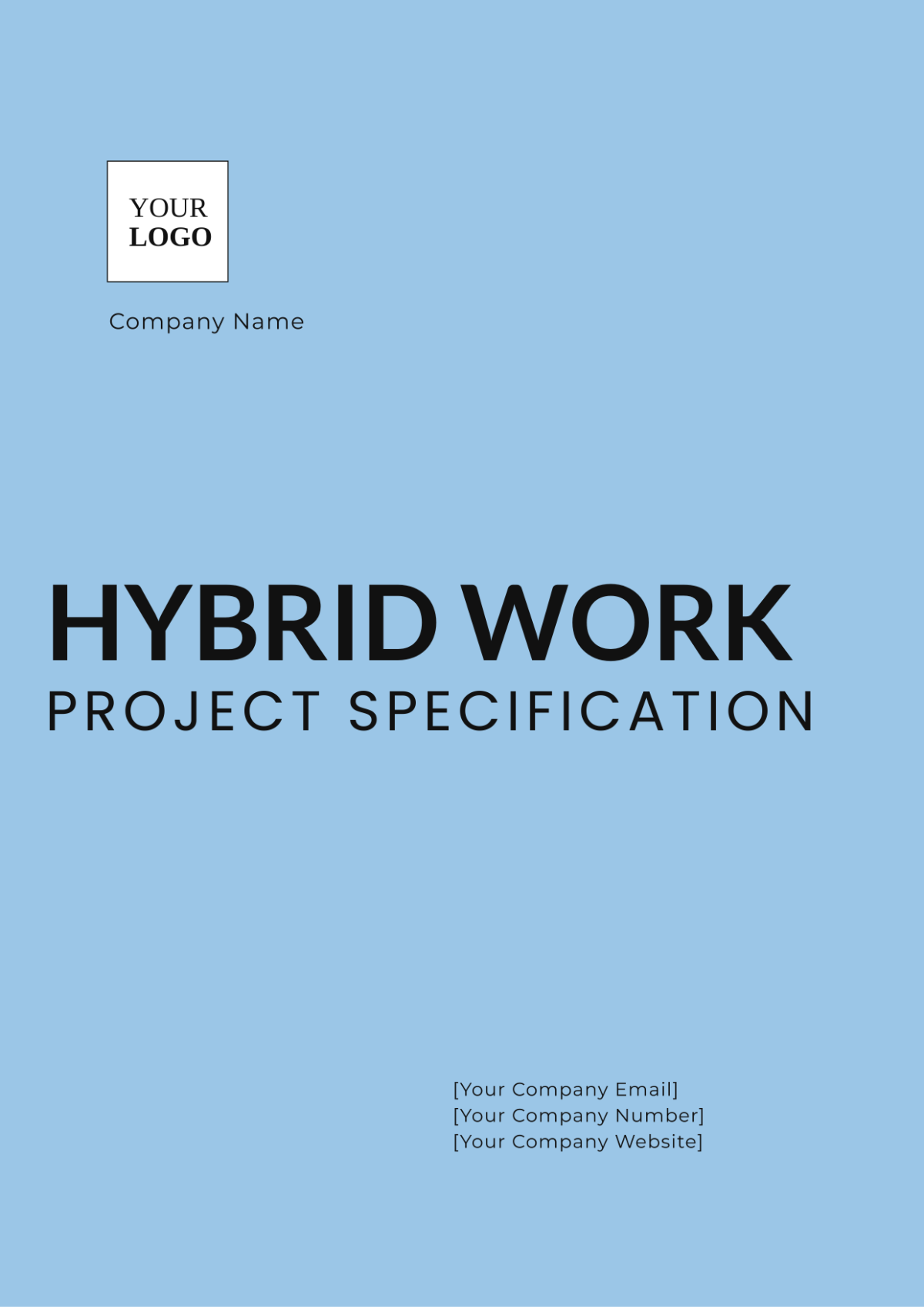 Hybrid Work Project Specification Template - Edit Online & Download