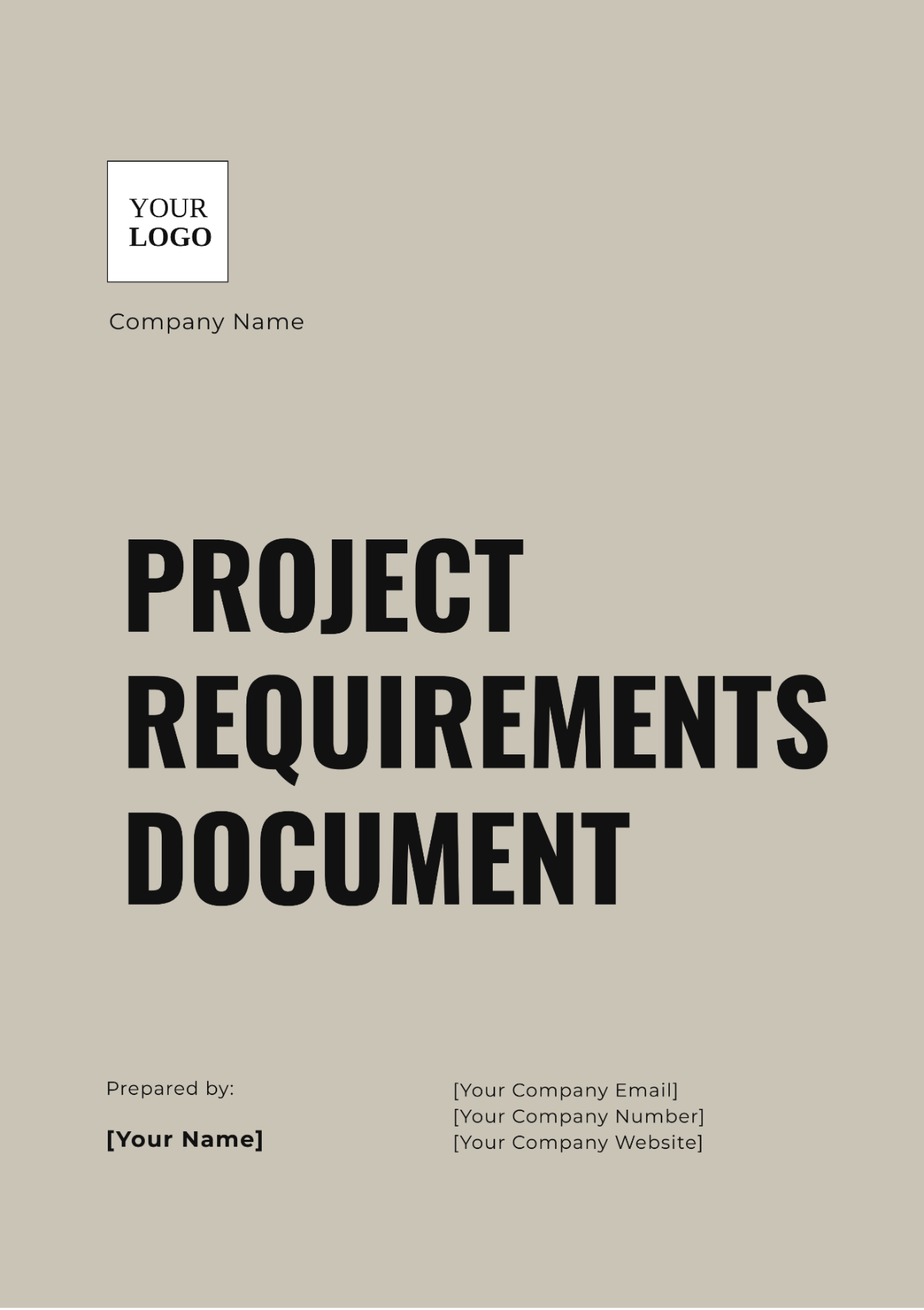 Project Requirements Template - Edit Online & Download