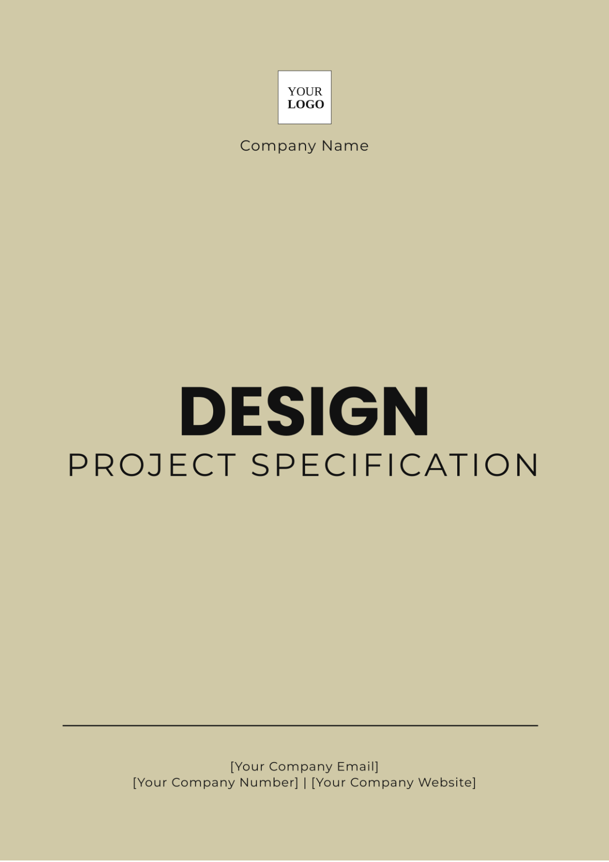 Design Project Specification Template - Edit Online & Download