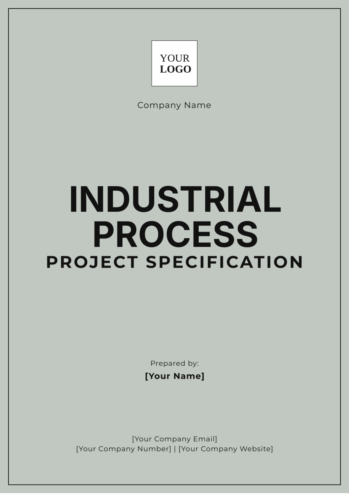 Industrial Process Project Specification Template - Edit Online & Download