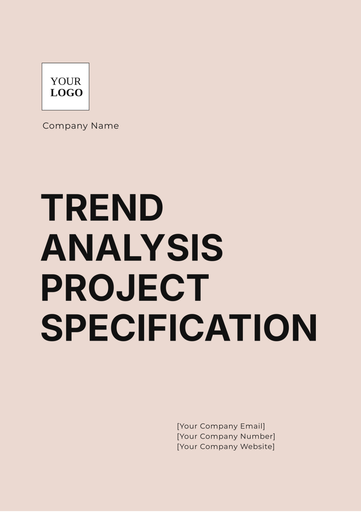 Trend Analysis Project Specification Template - Edit Online & Download