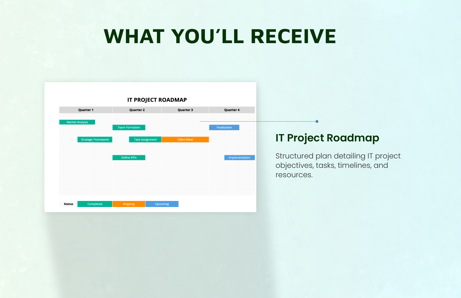 IT Project Roadmap Template