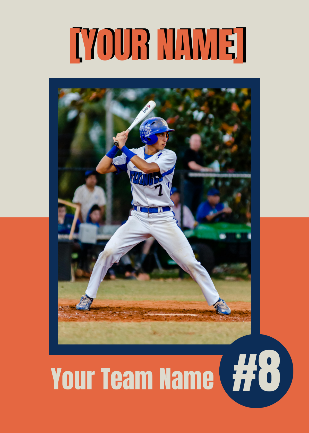 Free Classic Baseball Card Template - Edit Online & Download | Template.net