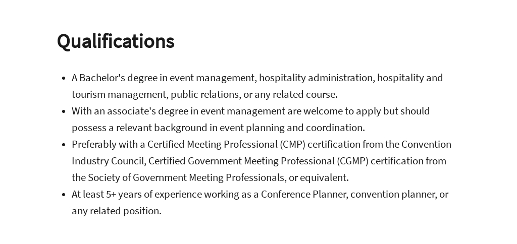 Conference Planner Job Description Template Google Docs Word Apple conference-planner-job-description-template-google-docs-word-apple