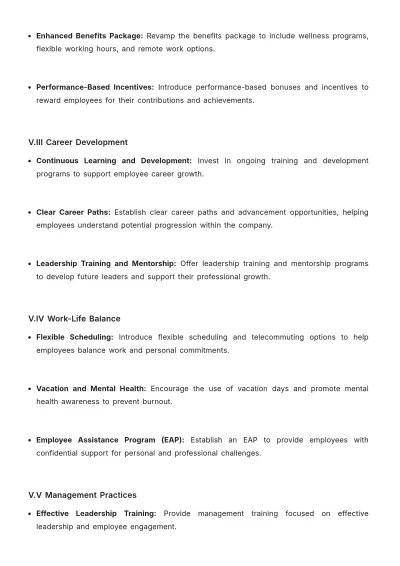 Free Company Retention Project Specification Template to Edit Online