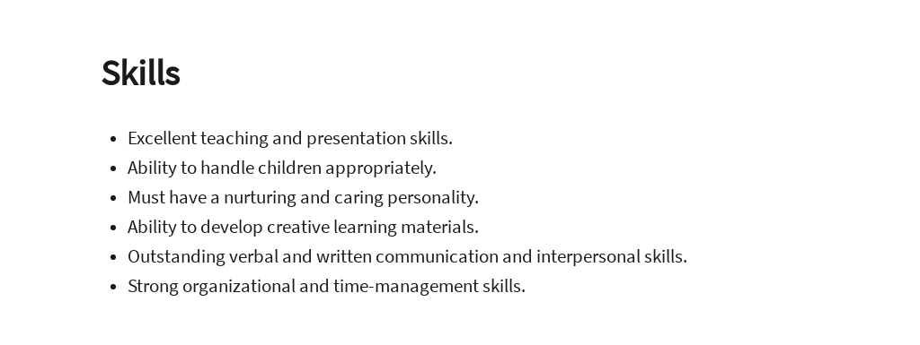 Free Elementary and Grade School Teacher Job Description Template 4.jpe
