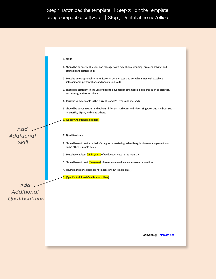 Free Global Operations Manager Job Description Template - Google Docs,  Word, Apple Pages | Template.net