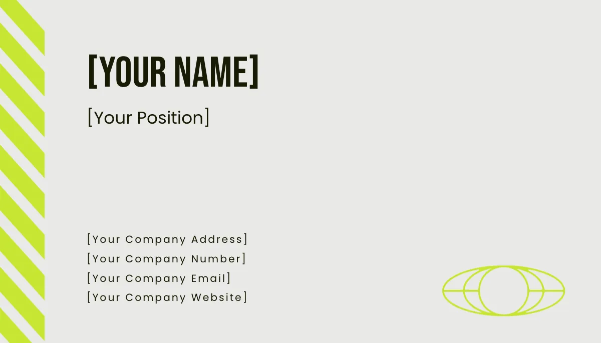 Free Urban Chic Business Card Template to Edit Online