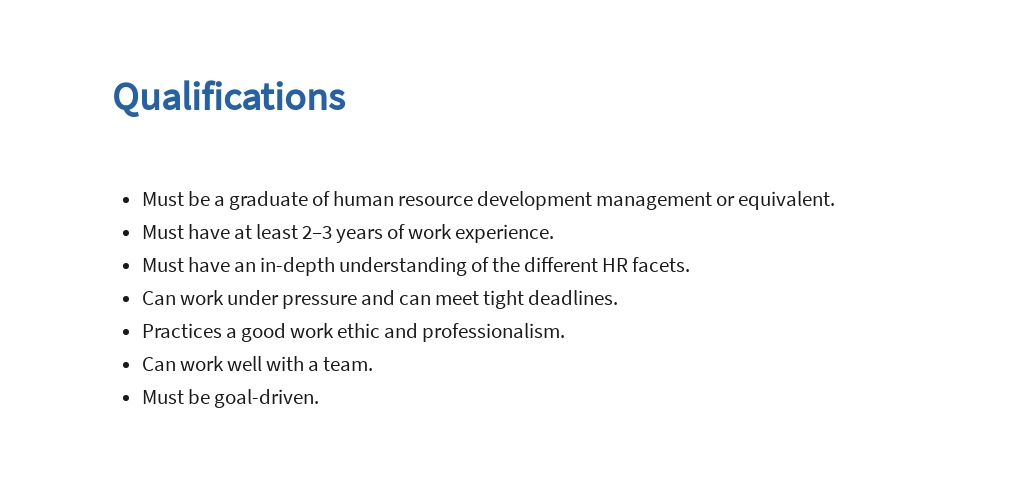 Free HR Generalist Job Description Template 5.jpe