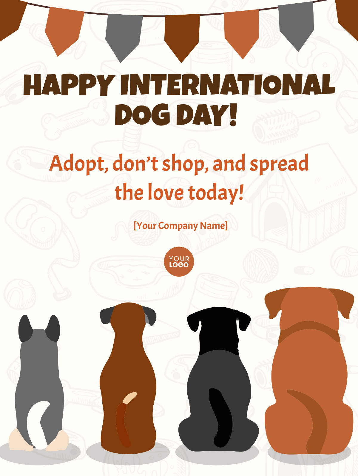 Free International Dog Day Template - Edit Online & Download | Template.net