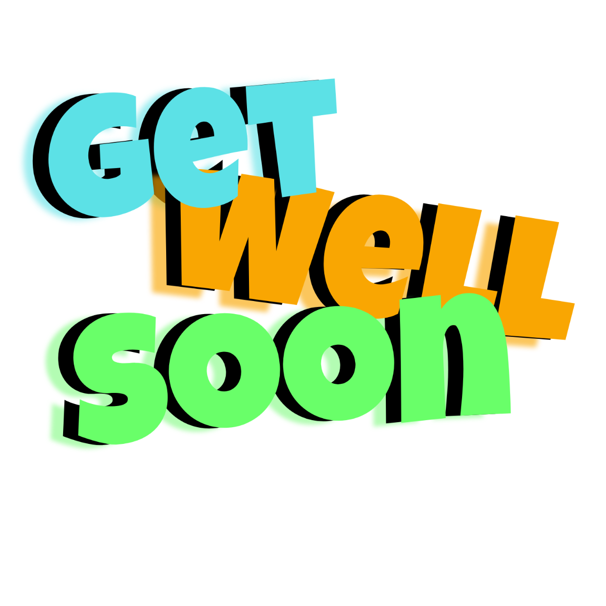 Free Joyful Get Well Soon Text Template to Edit Online