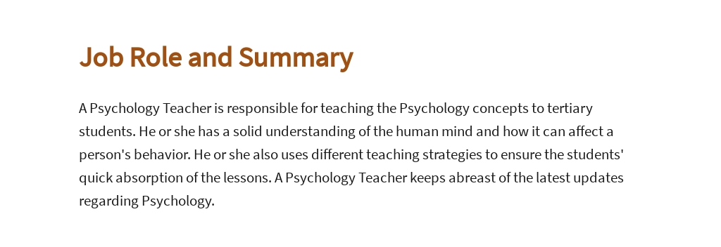 Free Psychology Teacher Job Ad/Description Template 2.jpe