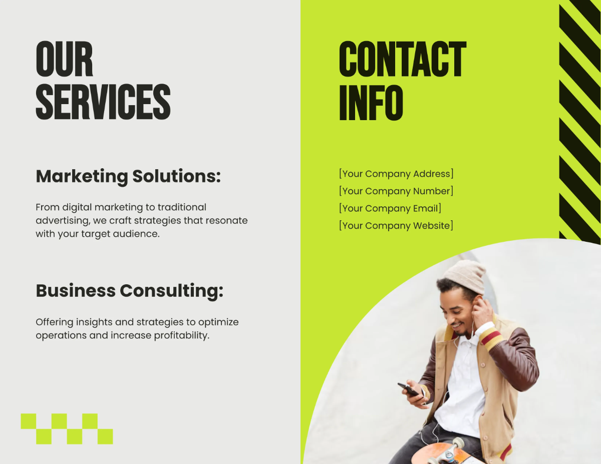 Free Urban Chic Brochure Template to Edit Online